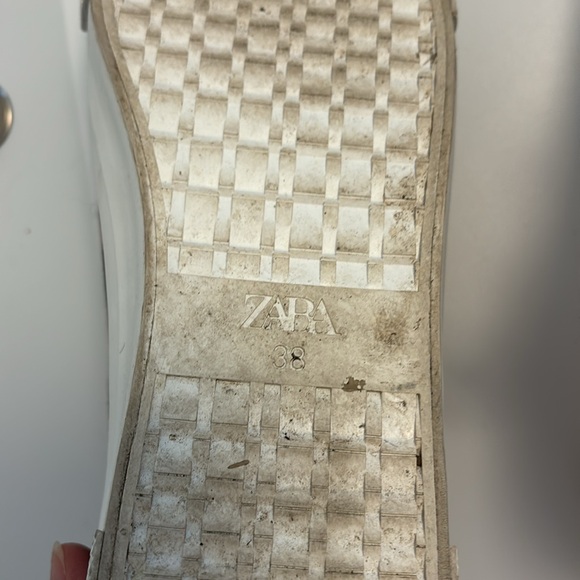 Zara leopard print satin sneakers - Picture 6 of 7